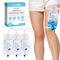 JJ CARE Urinary Drainage Leg Bag - Pack of 3 Catheter Leg Bag, Anti-Reflux Valved Disposable Urine Leg Bag with 18" Drainage Tube & Stepped Connector, 1000 ml Capacity Urinary Drainage Bag